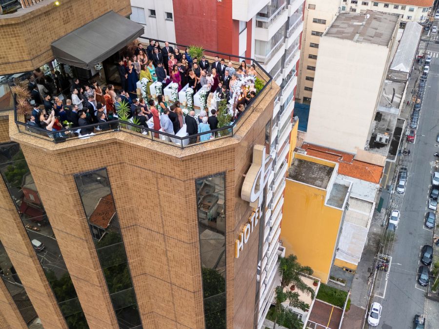 Filmagem com drone para eventos