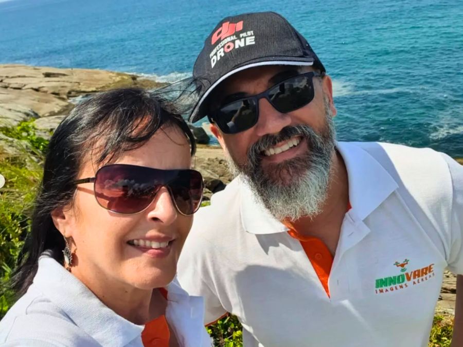 Equipe de pilotos de drone